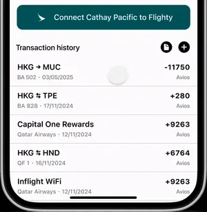 Connect airline process animation
